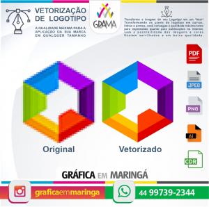 Vetorização de Logotipo  PDF, JPEG, PNG, AI, CDR    